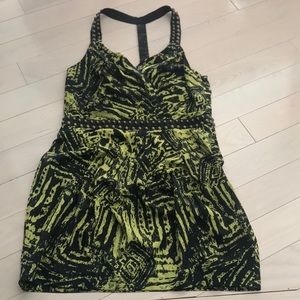 Green and Black Studded Dress Size L